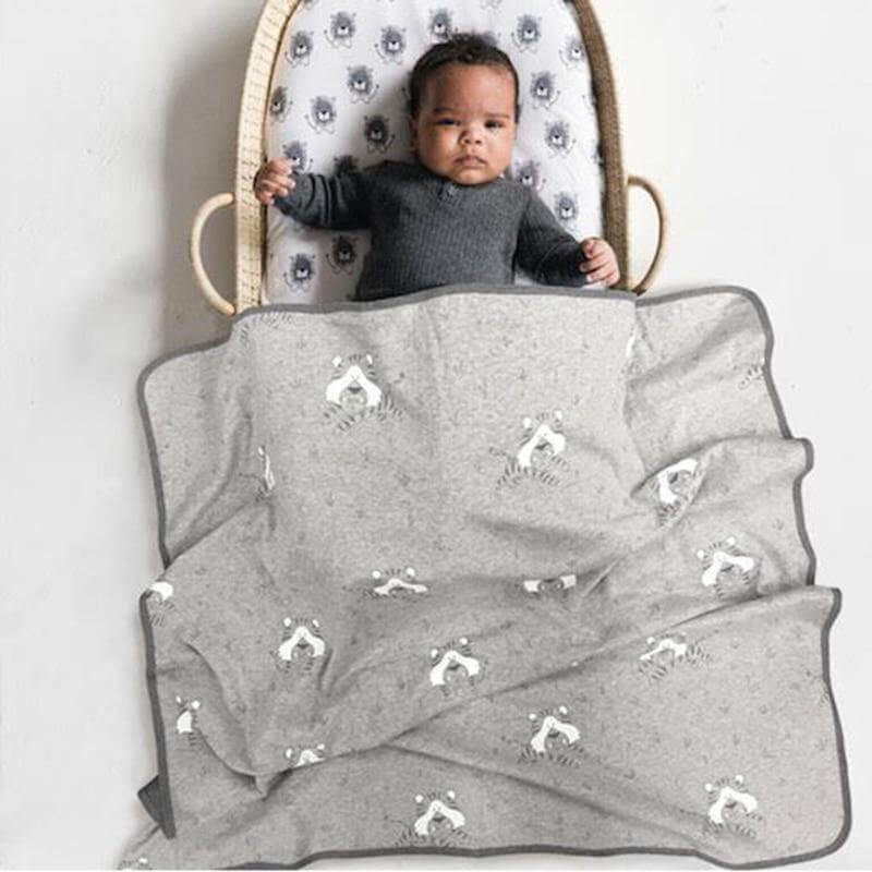 Lange en coton pour bébé imprimé animal