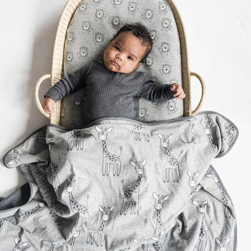 Lange en coton pour bébé imprimé animal
