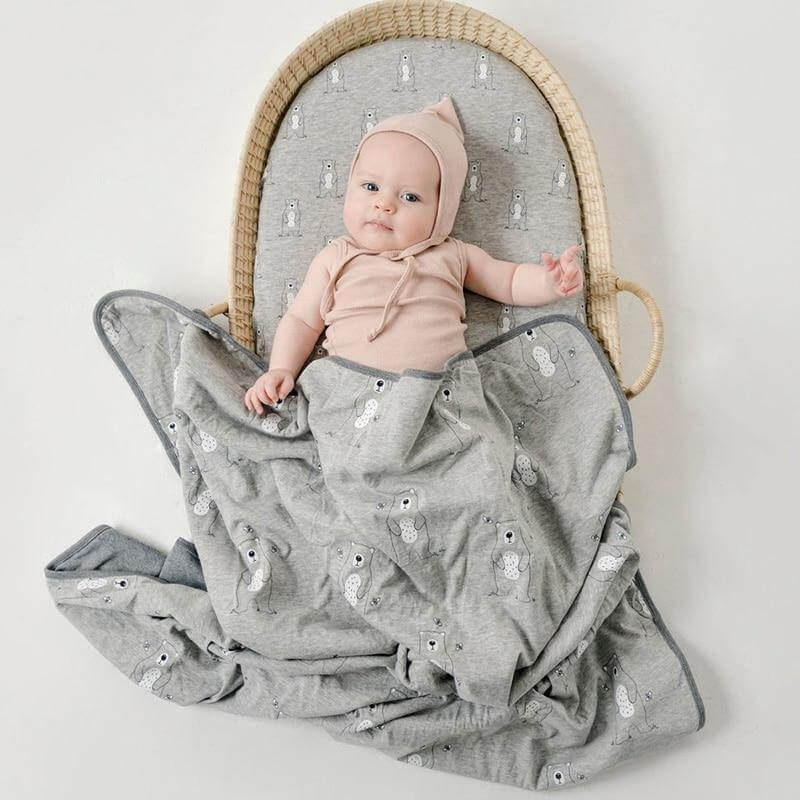 Lange en coton pour bébé imprimé animal