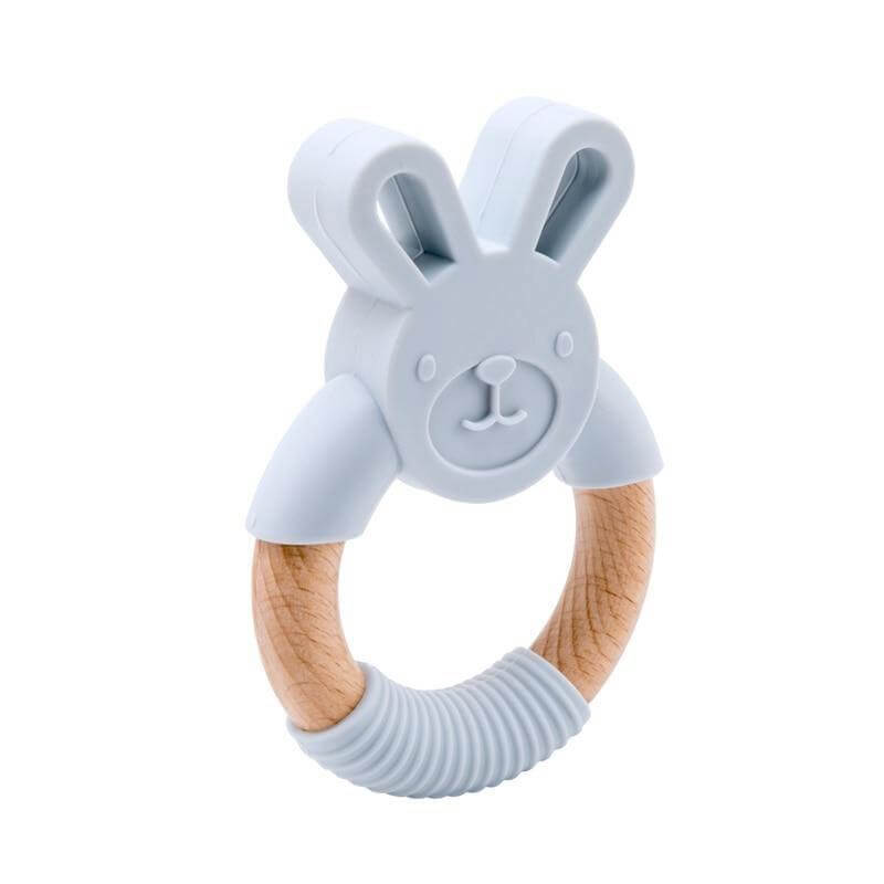 Anneau de dentition en silicone pour bébé éléphant