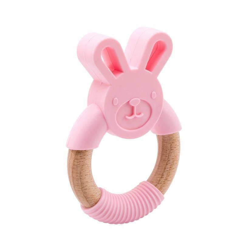Anneau de dentition en silicone pour bébé éléphant