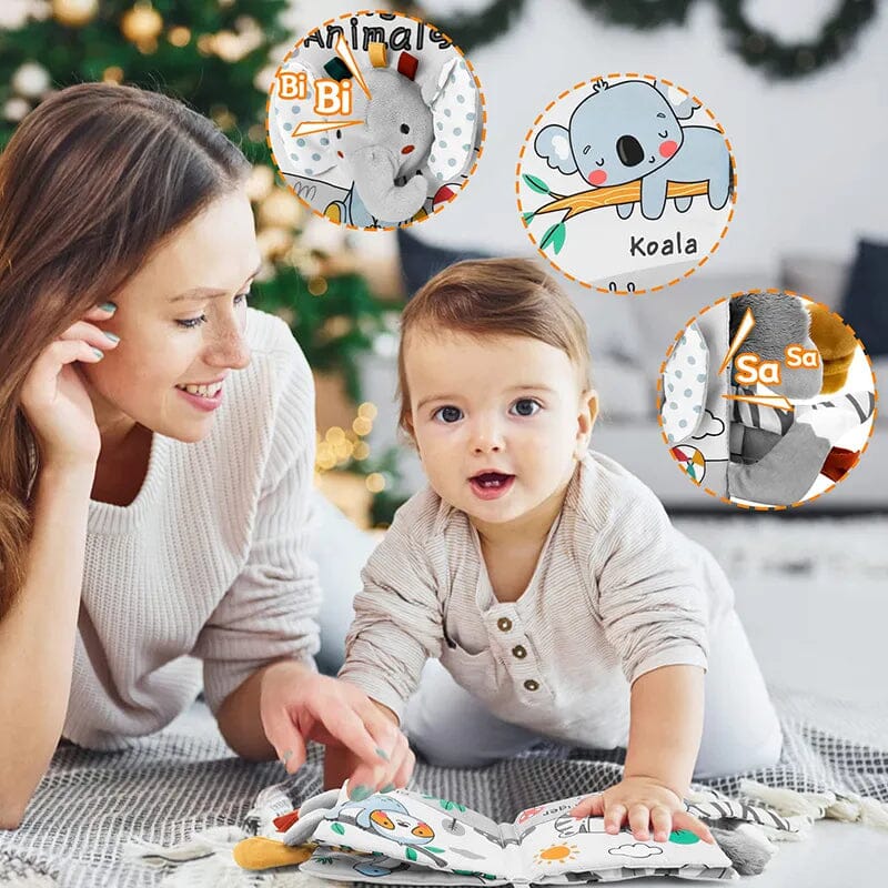 Livre doux pour bébé, toucher 3D