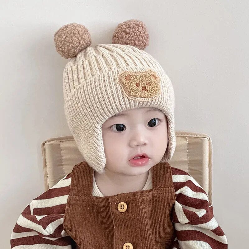 Nounours™ | Bonnet d'hiver irrésistible pour bébé