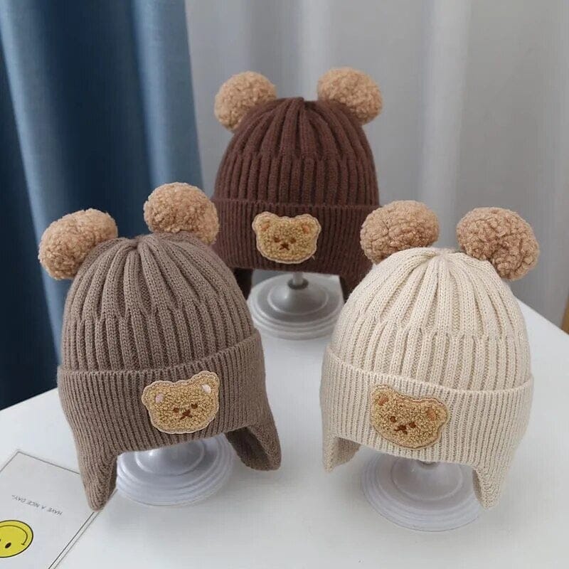 Nounours™ | Bonnet d'hiver irrésistible pour bébé