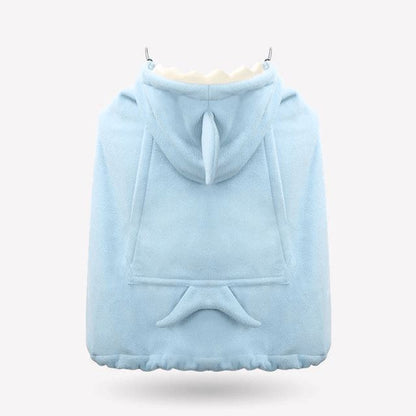 Porte-bébé coupe-vent à capuche