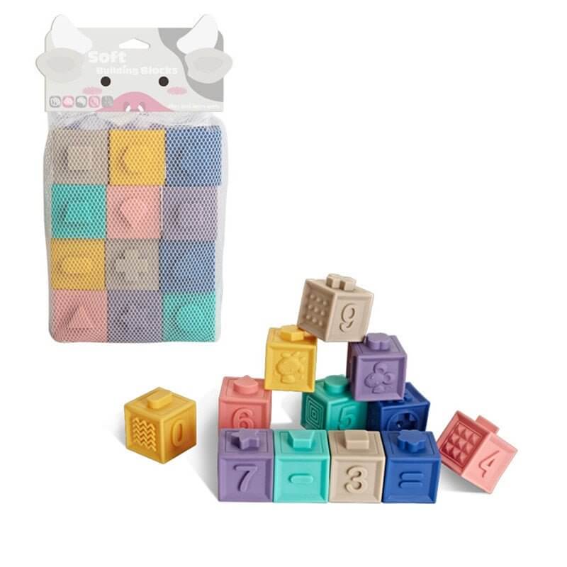 Jouets de silicone de jouets de dentition en caoutchouc de massage de bébé