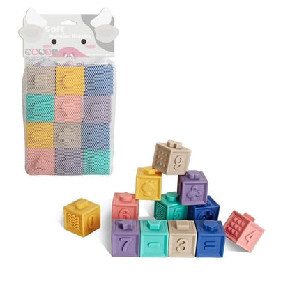 Jouets de silicone de jouets de dentition en caoutchouc de massage de bébé