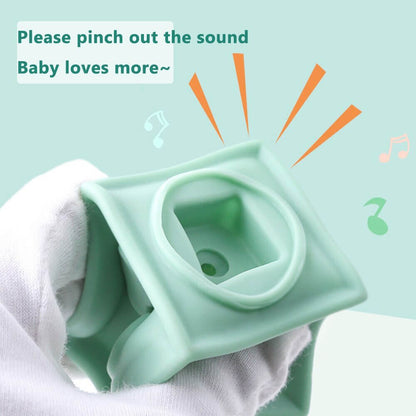 Jouets de silicone de jouets de dentition en caoutchouc de massage de bébé