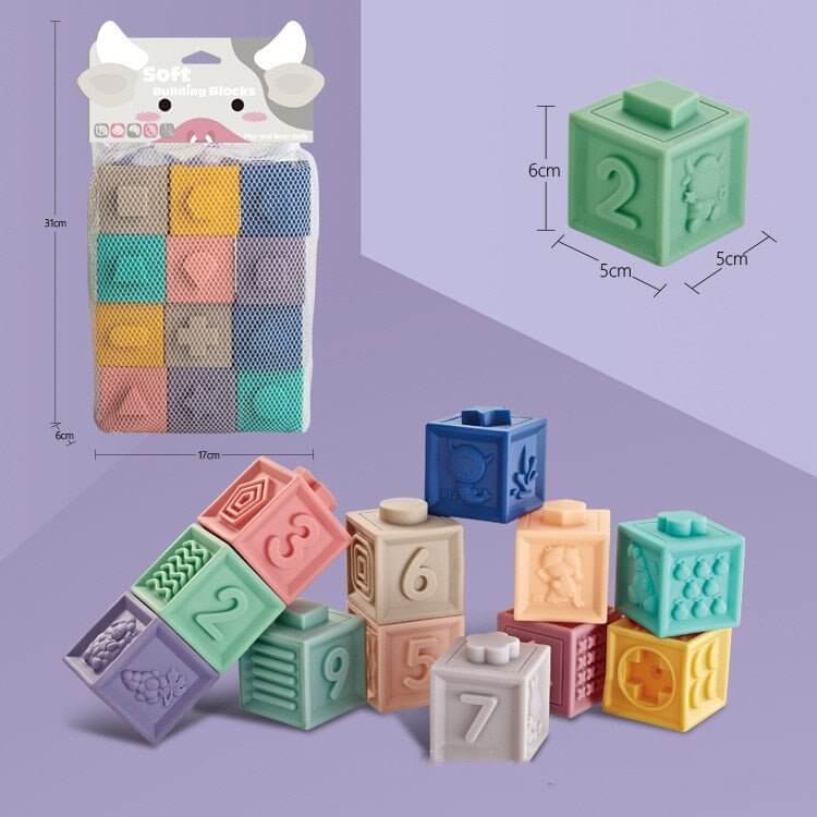 Jouets de silicone de jouets de dentition en caoutchouc de massage de bébé