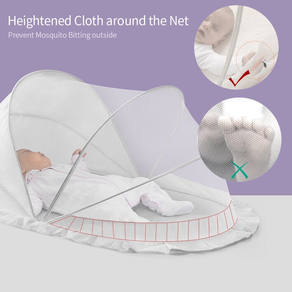 Housse de moustiquaire pliable pour bébé