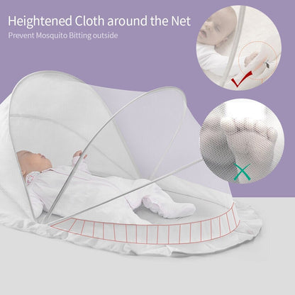 Housse de moustiquaire pliable pour bébé